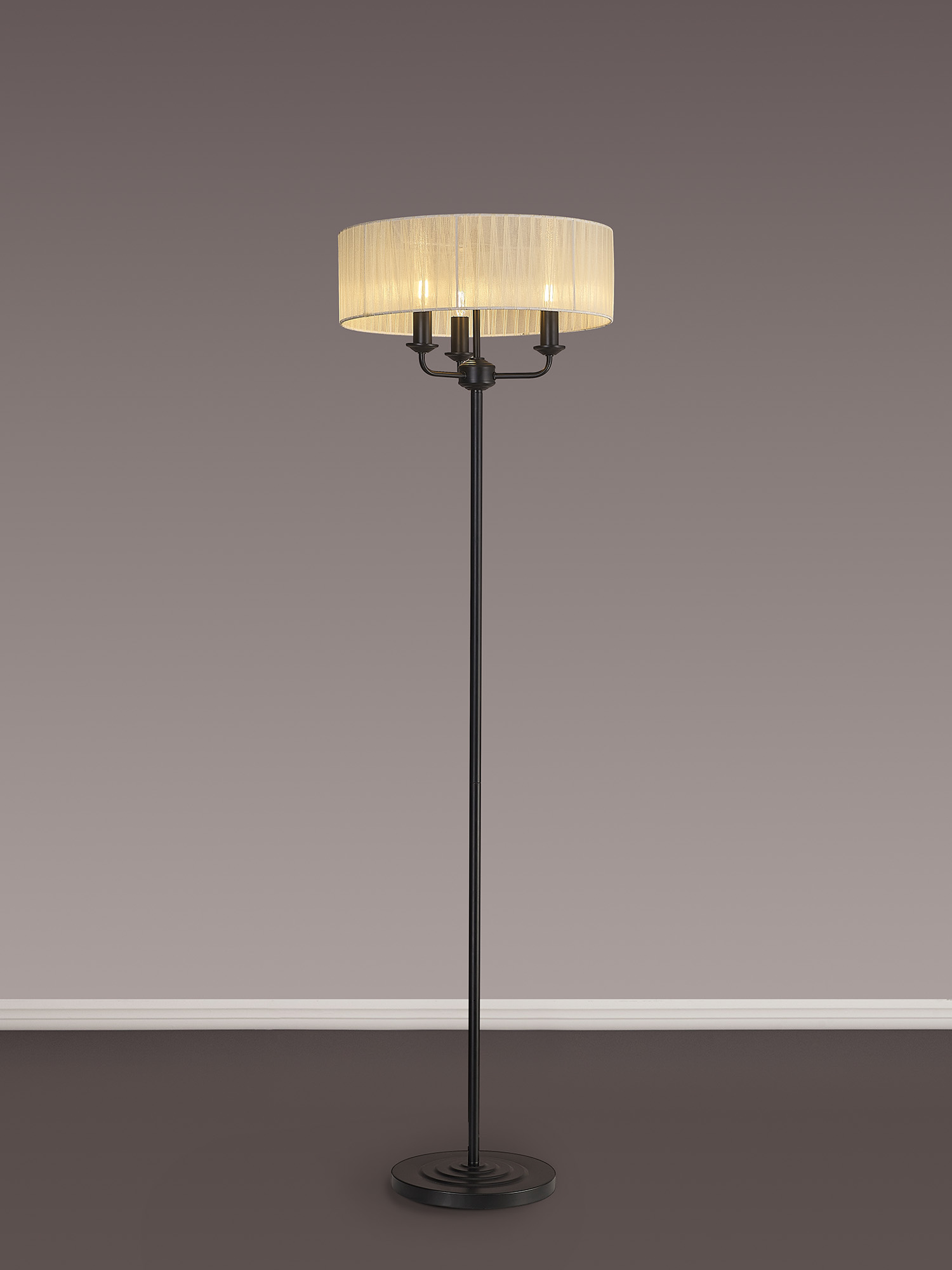 Banyan MB CR Floor Lamps Deco Shaded Floor Lamps